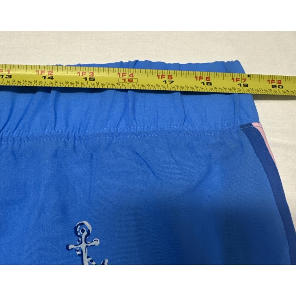 Lilly Pulitzer Size XL Bal Harbour Palazzo Pants Lunar Blue A Lil Nauti Engineer - Picture 9 of 13